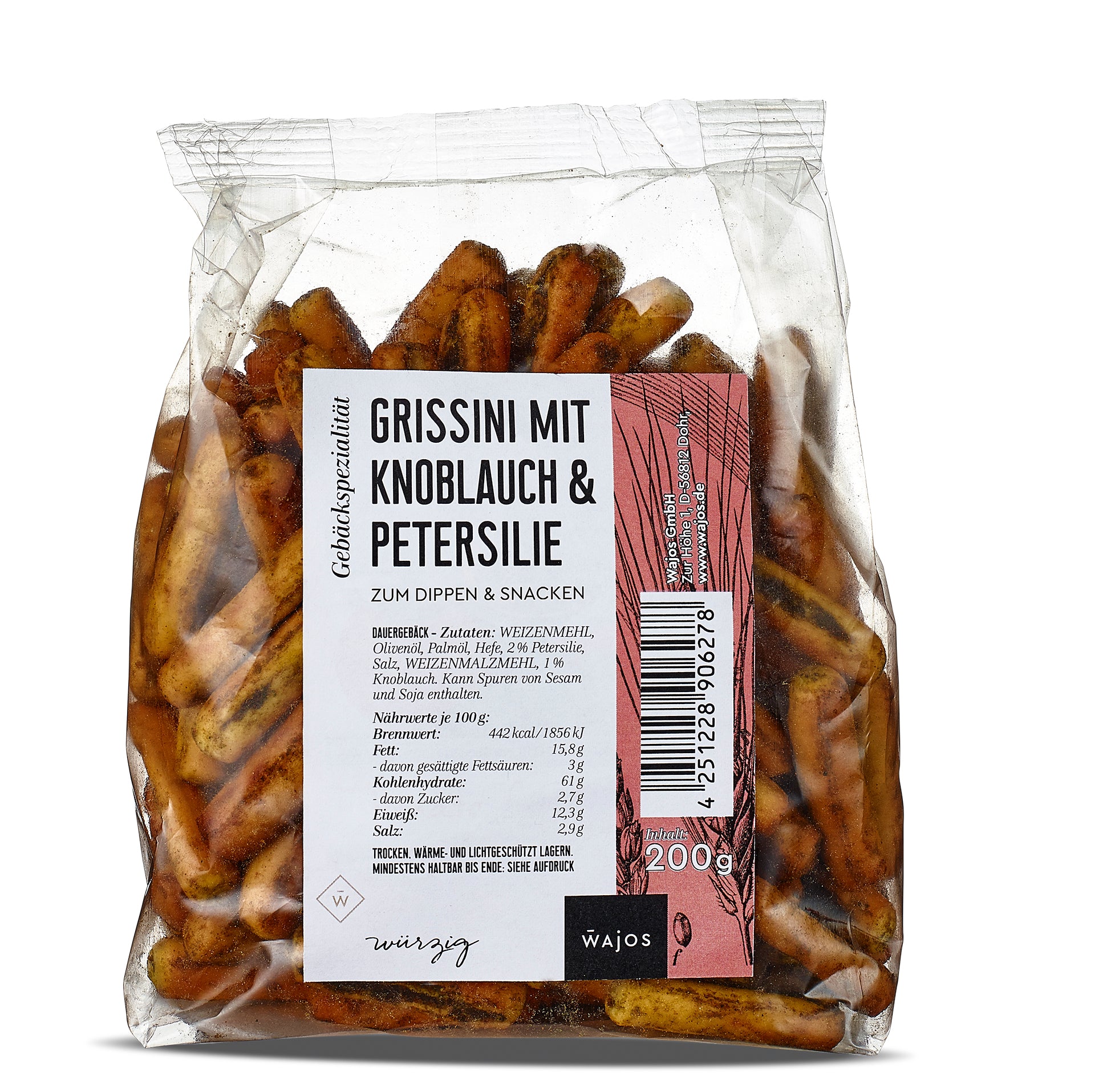 Grissini mit Knoblauch & Petersilie 200g