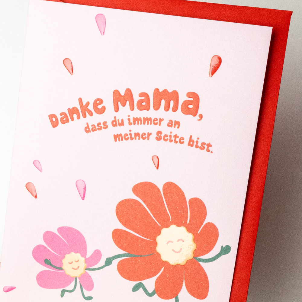 Karte "Danke Mama"