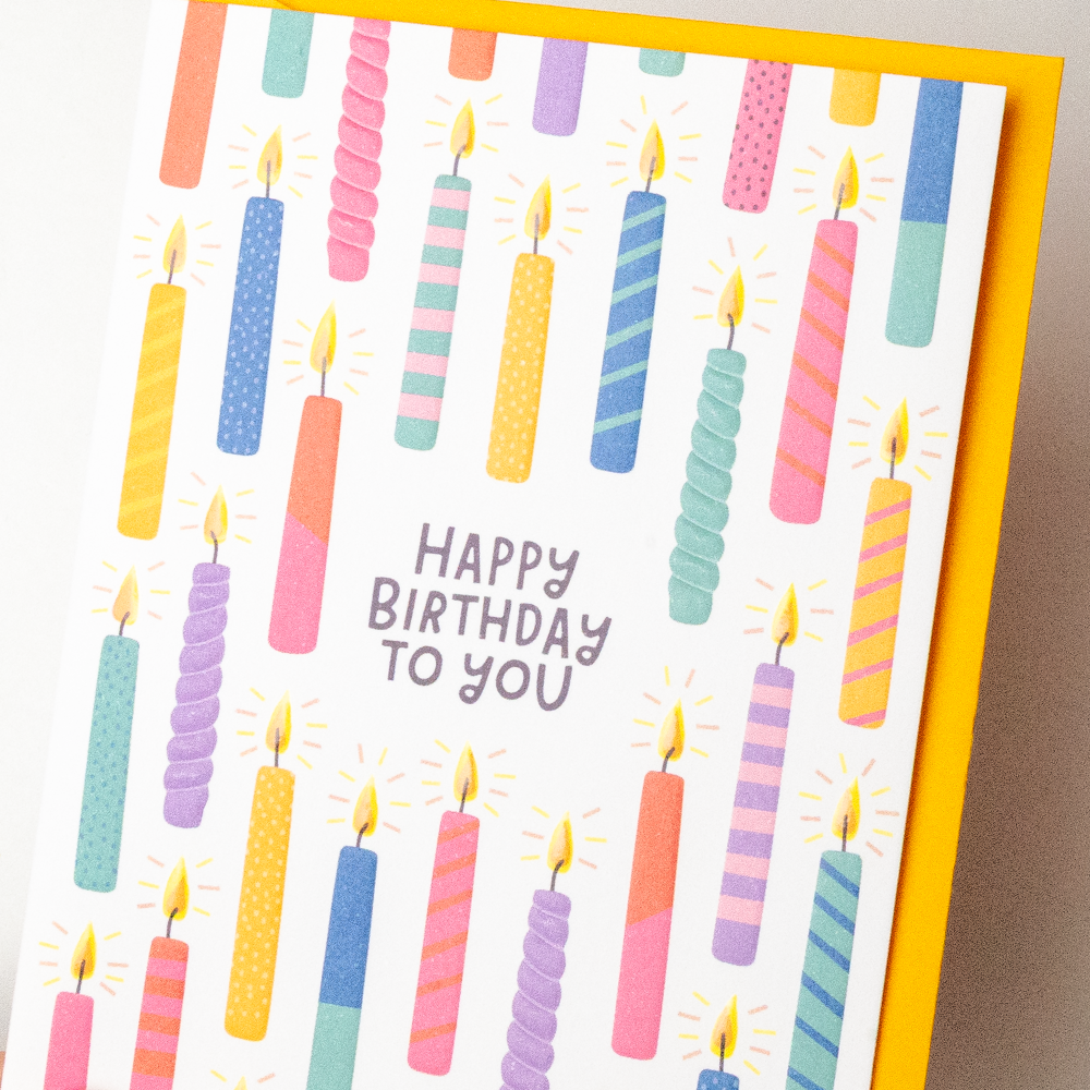 Karte "Happy Birthday"