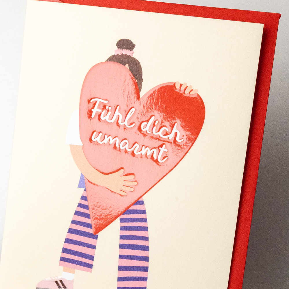 Karte "Fühl dich umarmt"