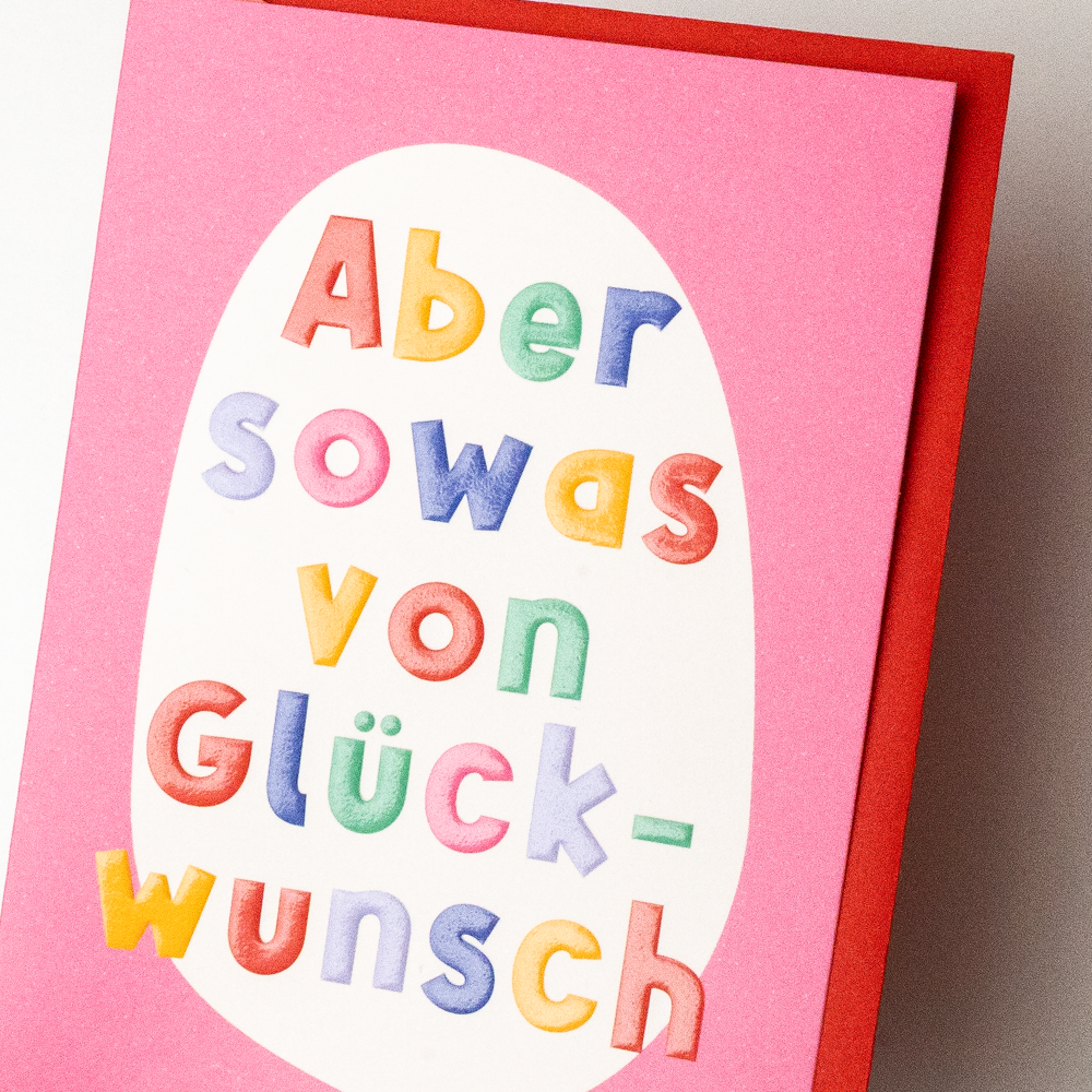 Karte "Glückwunsch"