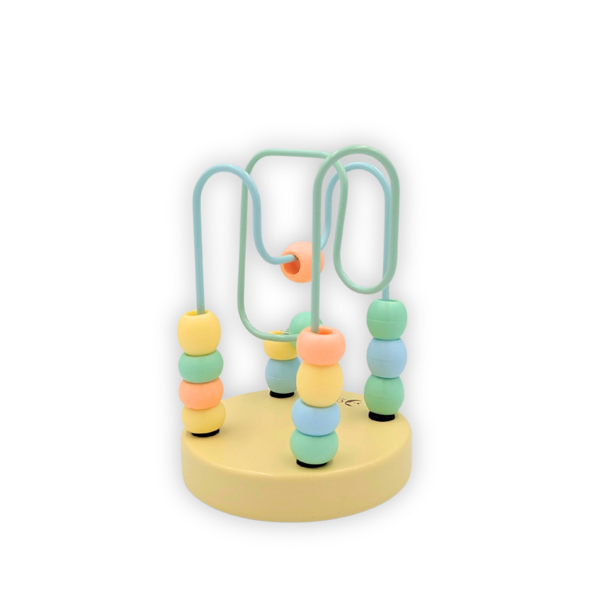 Perlenschleife pastell