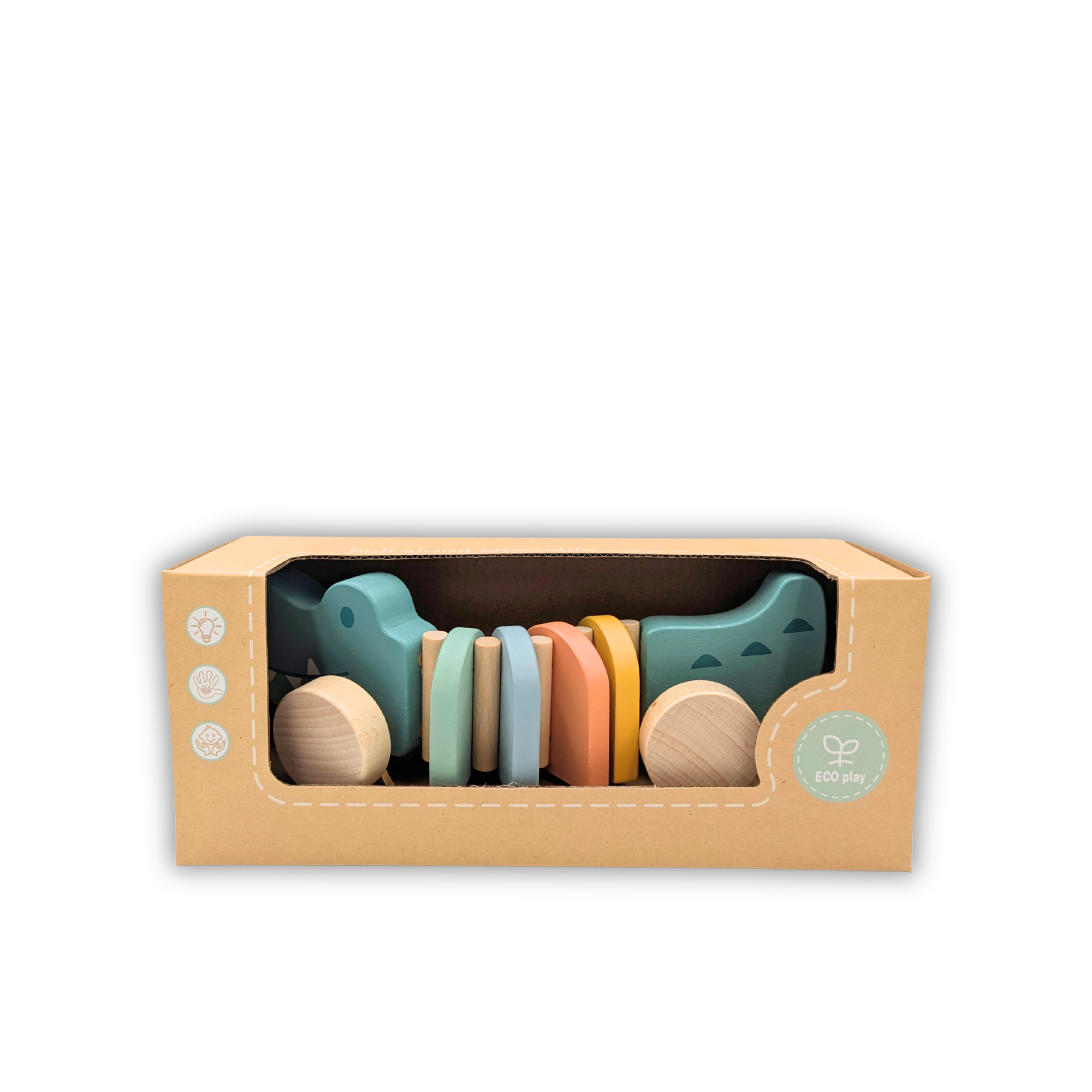 Nachzieh-Spielzeug Krokodil