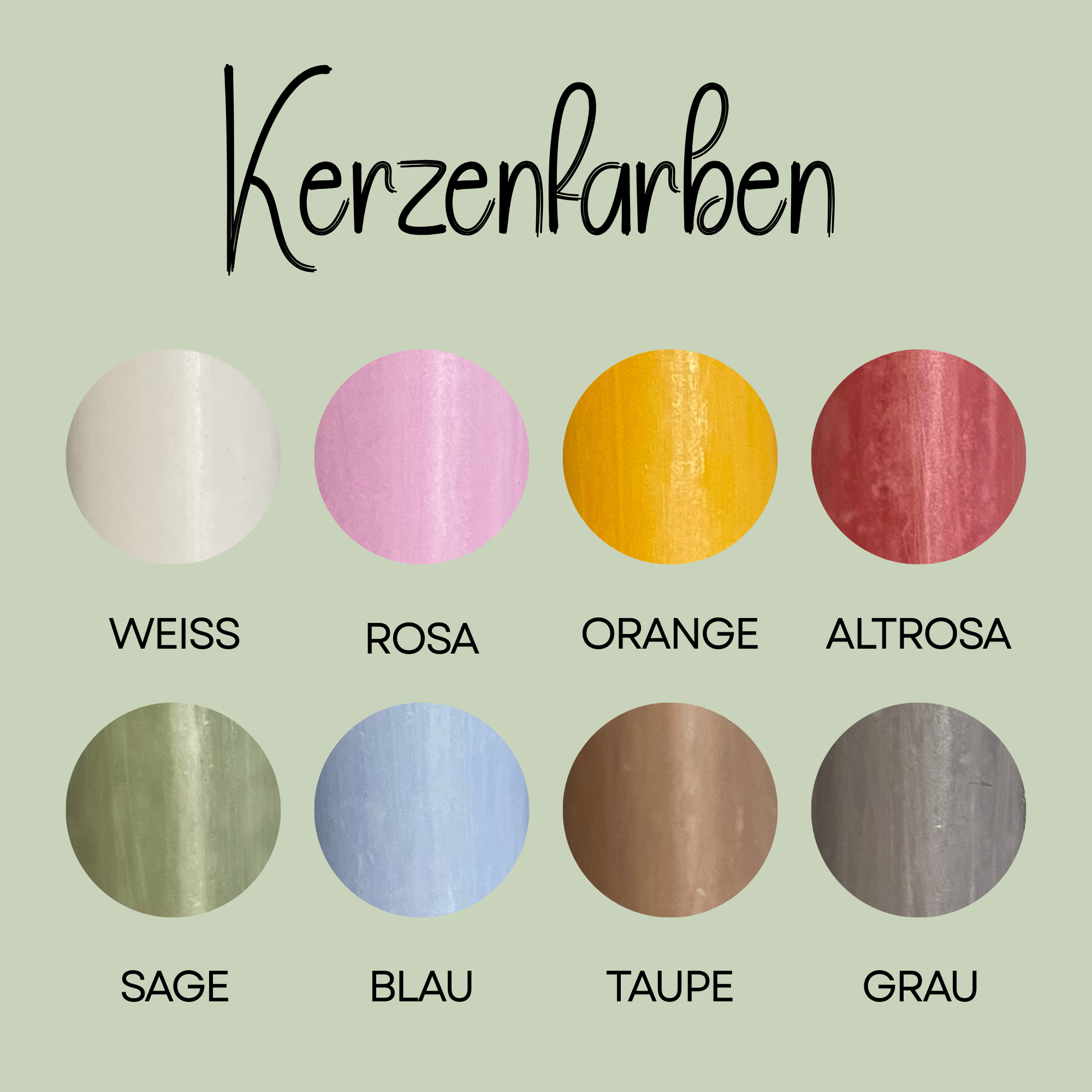 Kerze personalisierbar