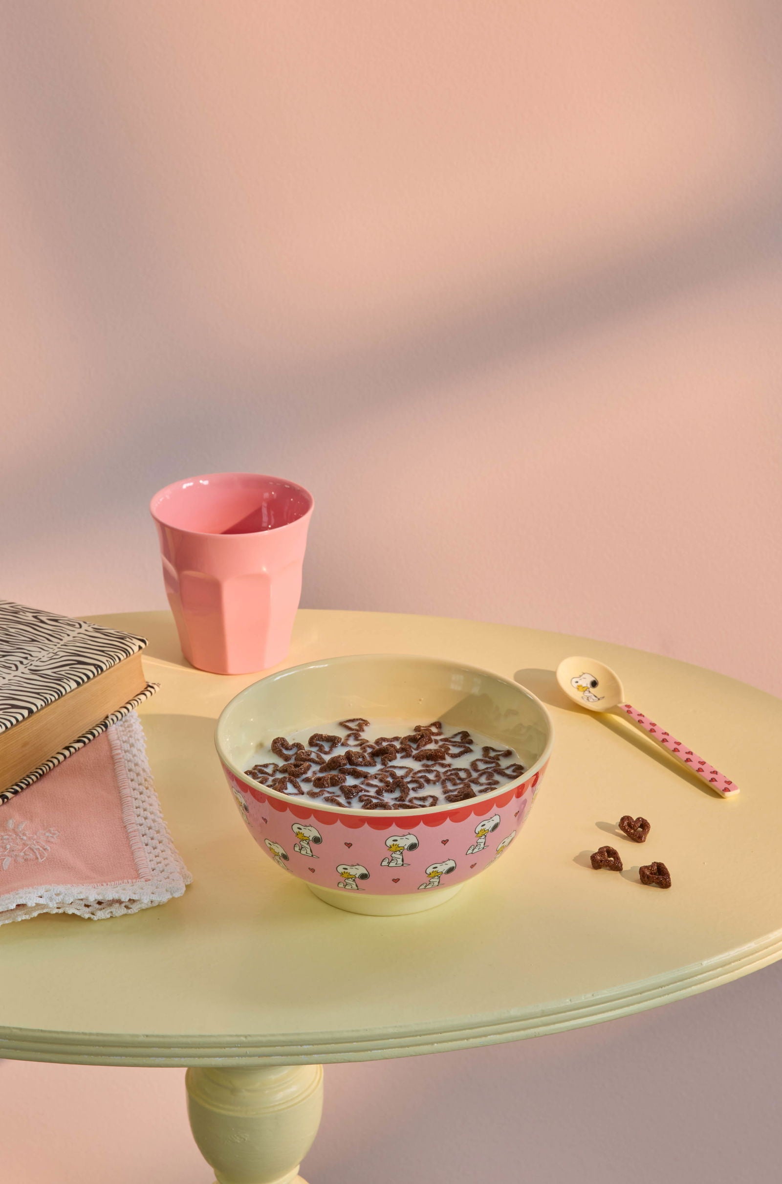 Schüssel Snoopy rosa
