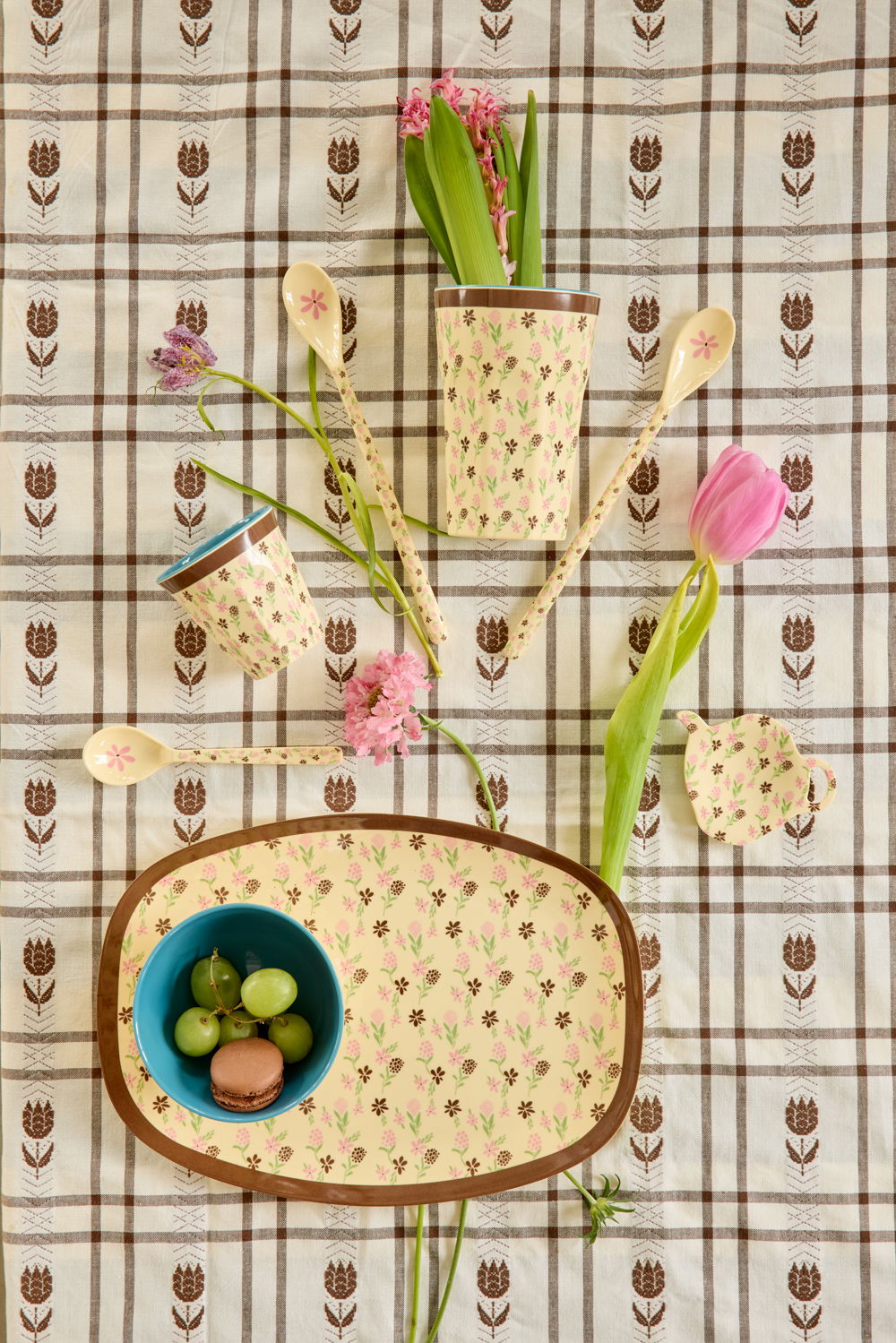 Becher Hacienda Flower mittelgroß