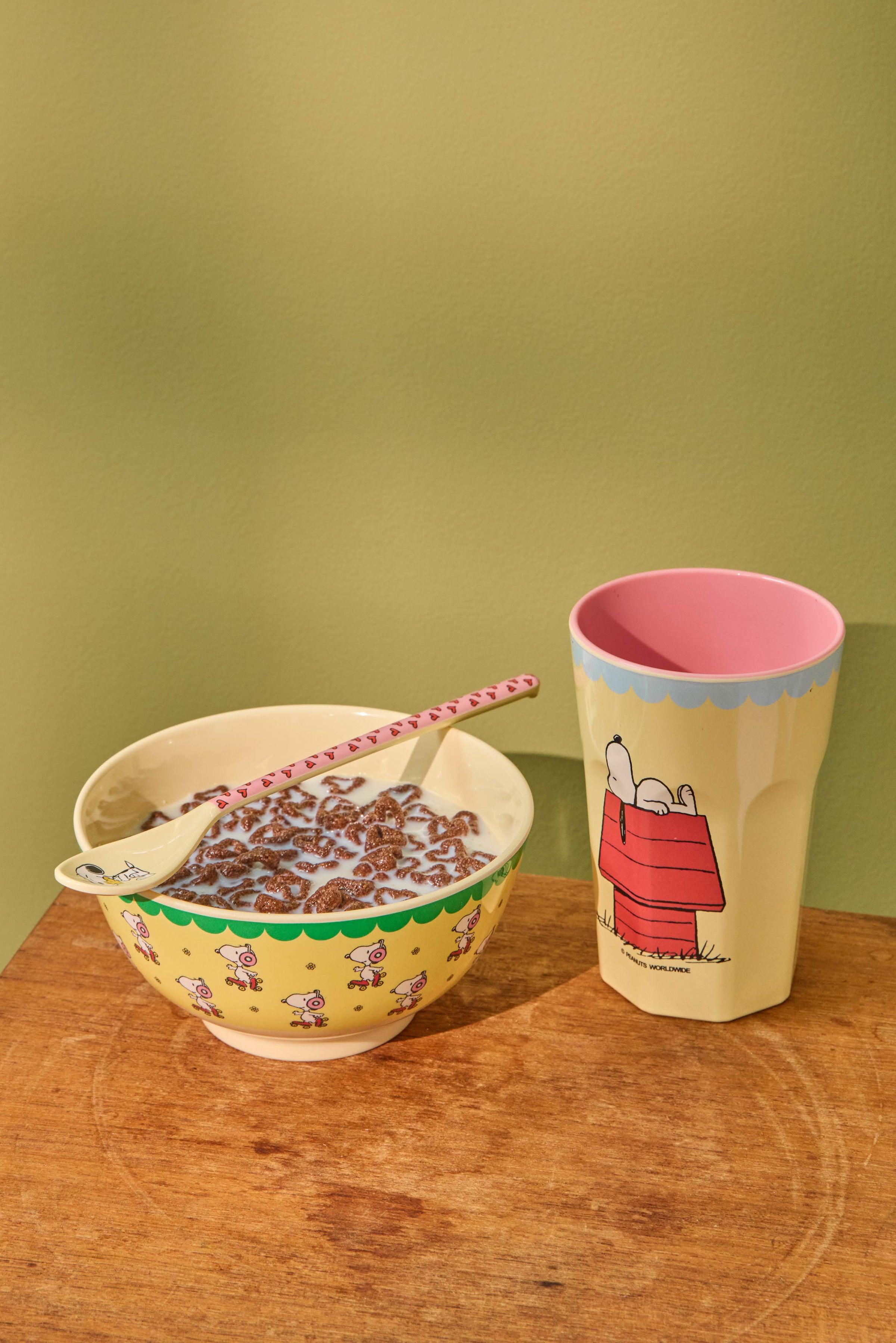 Schüssel Snoopy gelb
