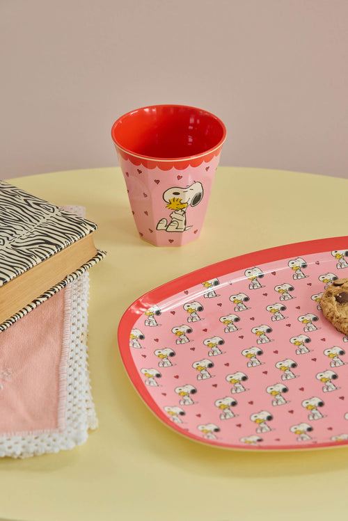 Becher Snoopy rosa