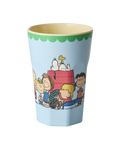 Becher Snoopy groß blau