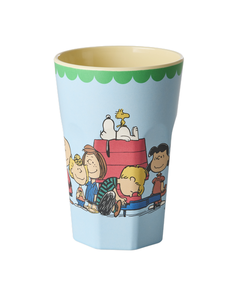 Becher Snoopy groß blau