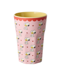 Becher Snoopy groß rosa