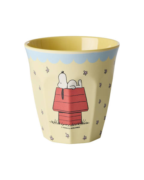Becher Snoopy gelb
