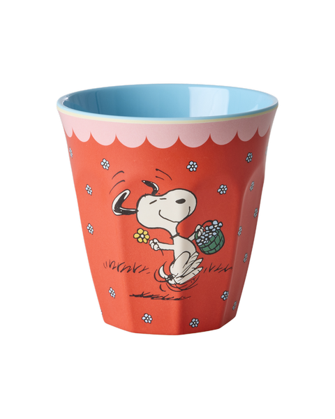 Becher Snoopy rot
