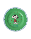 Teller Snoopy grün