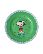 Teller Snoopy grün