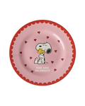 Teller Snoopy rosa