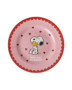 Teller Snoopy rosa