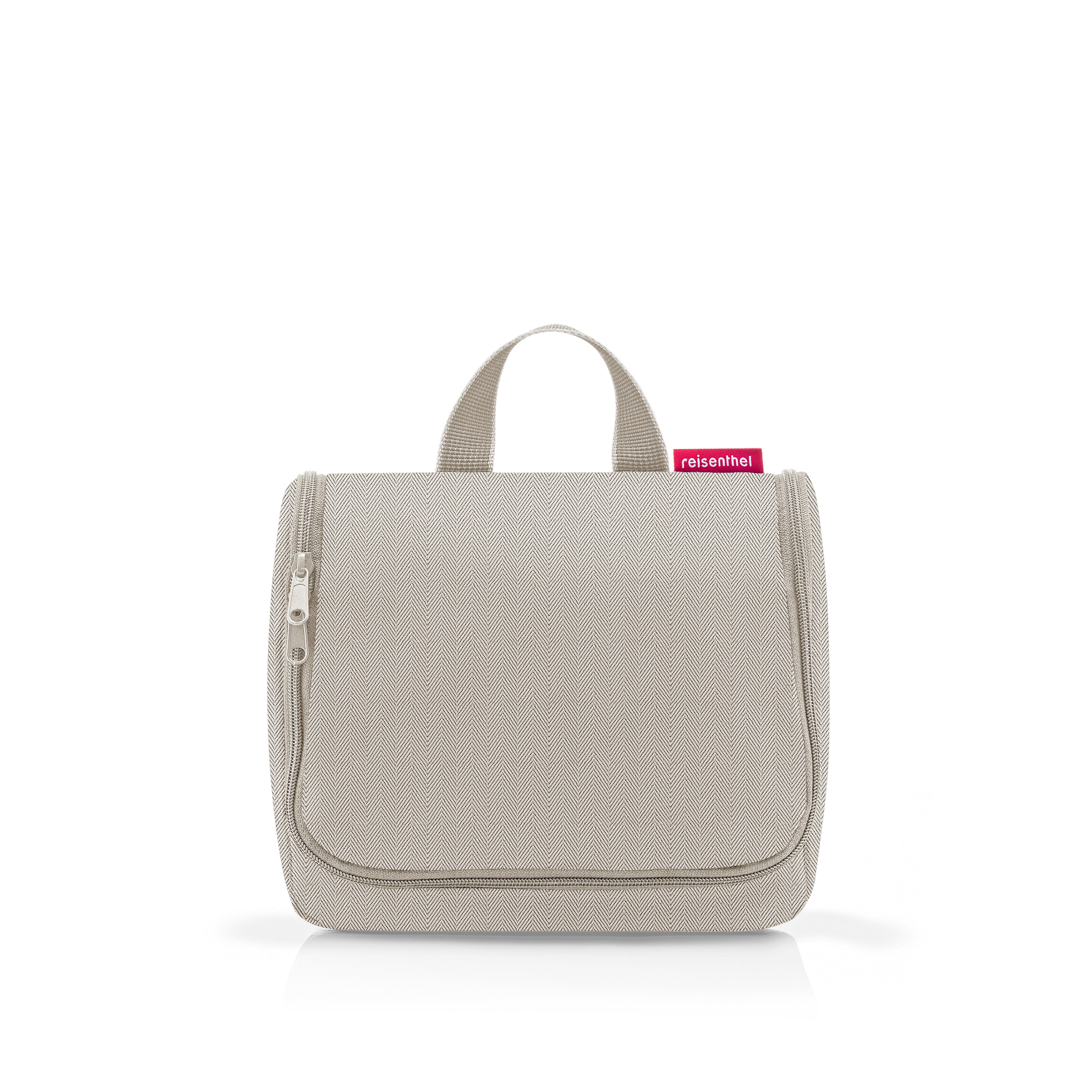 Kosmetiktasche Herringbone Sand