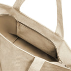 Shopper M Cord Sand