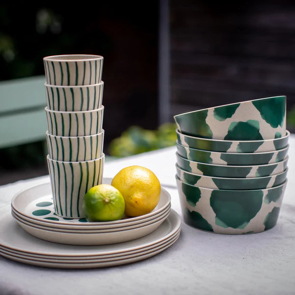 Geschirr Set Monsterra 16-teilig