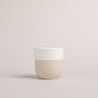 Steingut Becher "His"