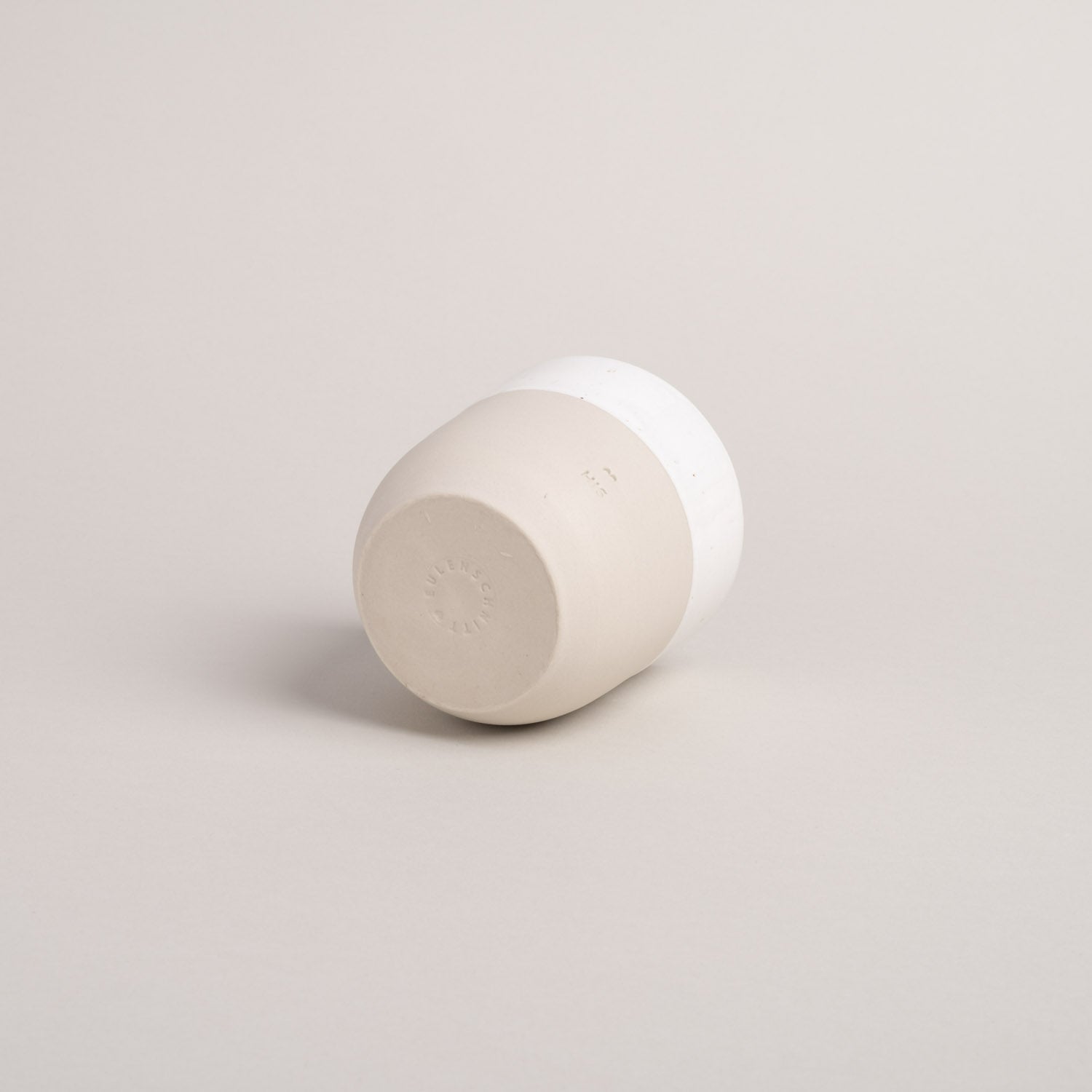 Steingut Becher "His"