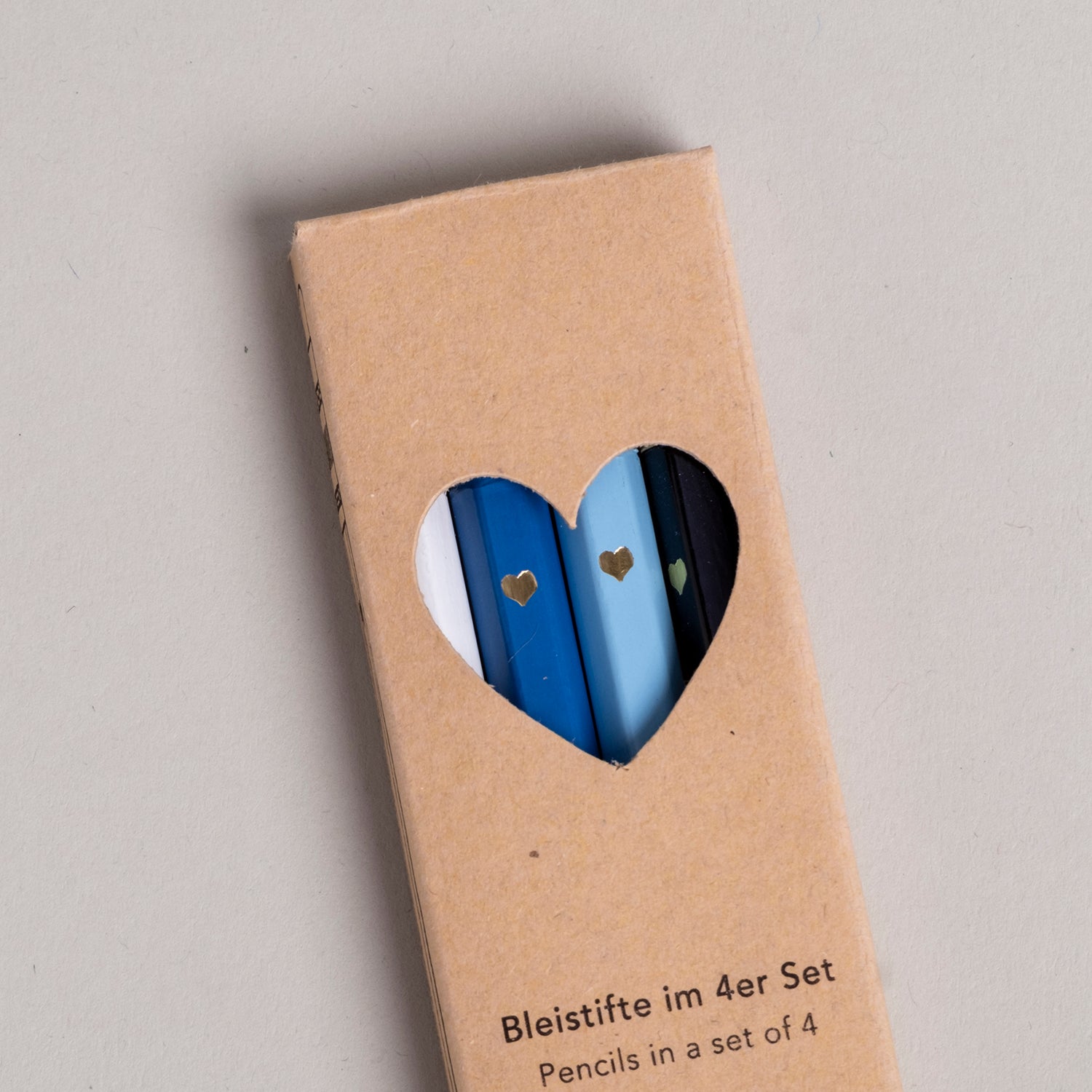 Bleistift 4er Set blau